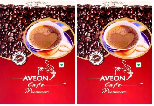 Image of Aveon Cafe Premium Instant Coffee 200g Rich & Smooth Blend of Arabica & Robusta | Finely Agglomerated for Bold Aroma & Flavor (Pack of 2)