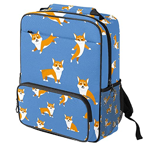 Sac à dos décontracté Corgi pour ordinateur portable et loisirs