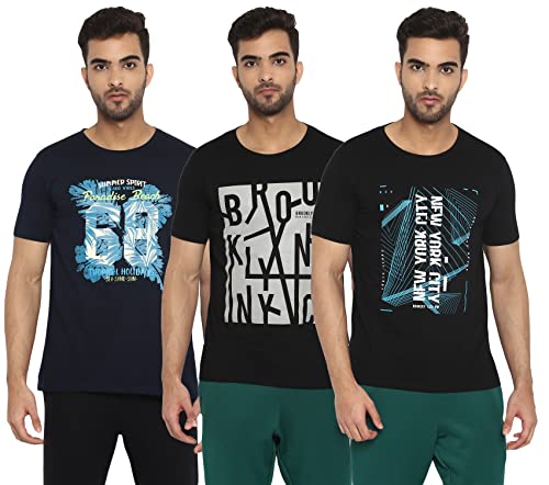 Image of Ap'pulse Men's Printed Short Sleeve Sport Tshirt Combo Pack