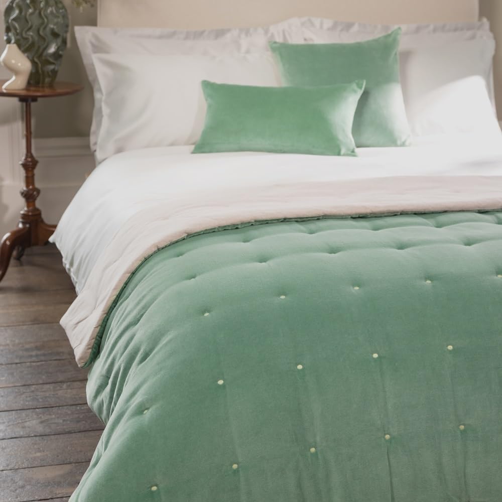 Christy Jaipur Luxury Throw Tushions| 140cm x 200cm | Jade Green