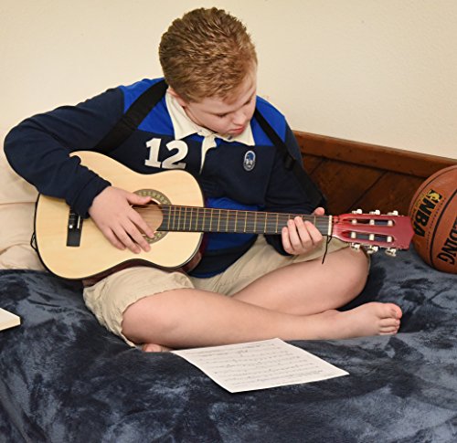 30" Wood Guitar With Case And Accessories For Kids/Girls/Boys/Beginners (Natural) #TOP3