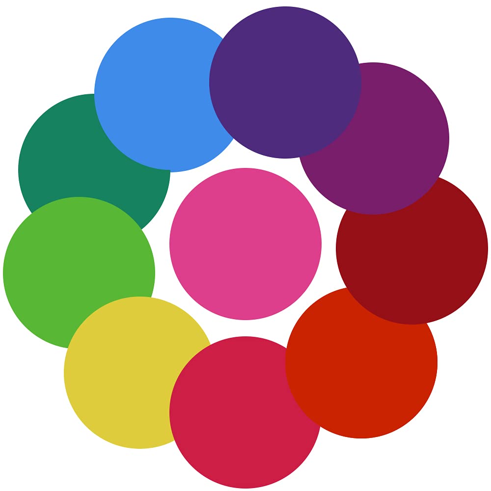 Round Floor Stickers, 11.8 Inch Spot Markers Floor Spots Self Adhesive Vinyl Stickers Classroom Dot Spots for Preschool and Kindergarten Elementary Teachers (10PCS)