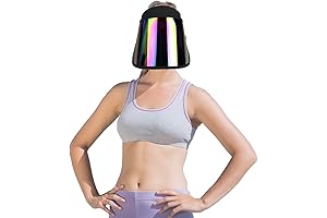 A Fashionable Face Shield for Women: The Face_Shield Protector Sun Visor Hat