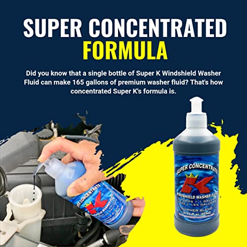 Windshield Washer Fluid Super Concentrate With Rainx Additive, Summer Weather Blend - Pint Bottles By B53 #TOP1