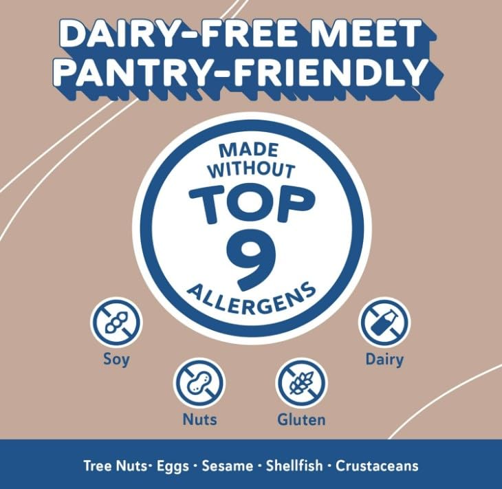 Image of Ripple Half & Half Plant Based Milk | Smooth & Creamy | Sugar Free, Allergen Free | Shelf Stable | Vegan, Non GMO Certified | Dairy, Soy, Nut, Gluten, & Lactose Free | 32 Fl Oz Cartons (Pack of 3)