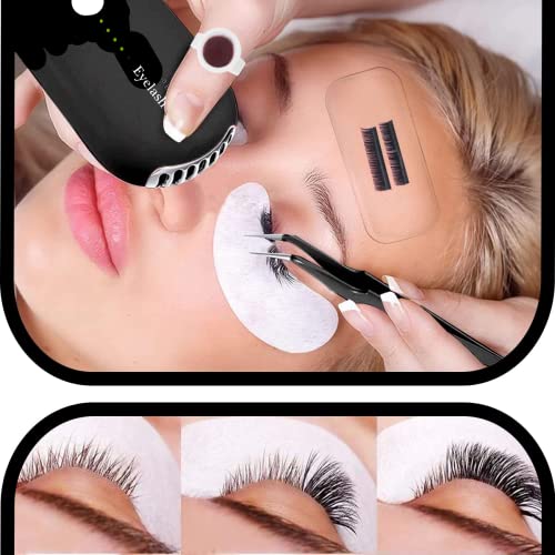 MeYuxg Eyelash Extension Accessories, Eyelash Extensions Set including Beginner's Practice Plug Eyelashes Necessary Tools - Image 4
