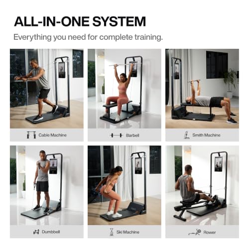 Image of Speediance Gym Monster Smart Home Gym, Multifunctional Strength Training Machine, Smith Machine Power Cage Workout Station, Squat Rack Cable Machine, Full Body Fitness Equipment for Home Workout