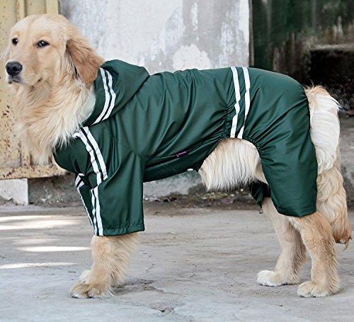 SHITONG Dog Rain Poncho Dog Raincoat 