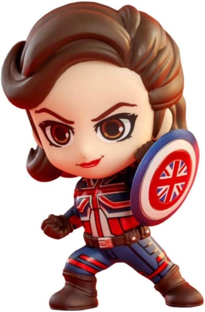 Hot Toys What If.? Cosbaby (S) Captain Carter Figure 10cm