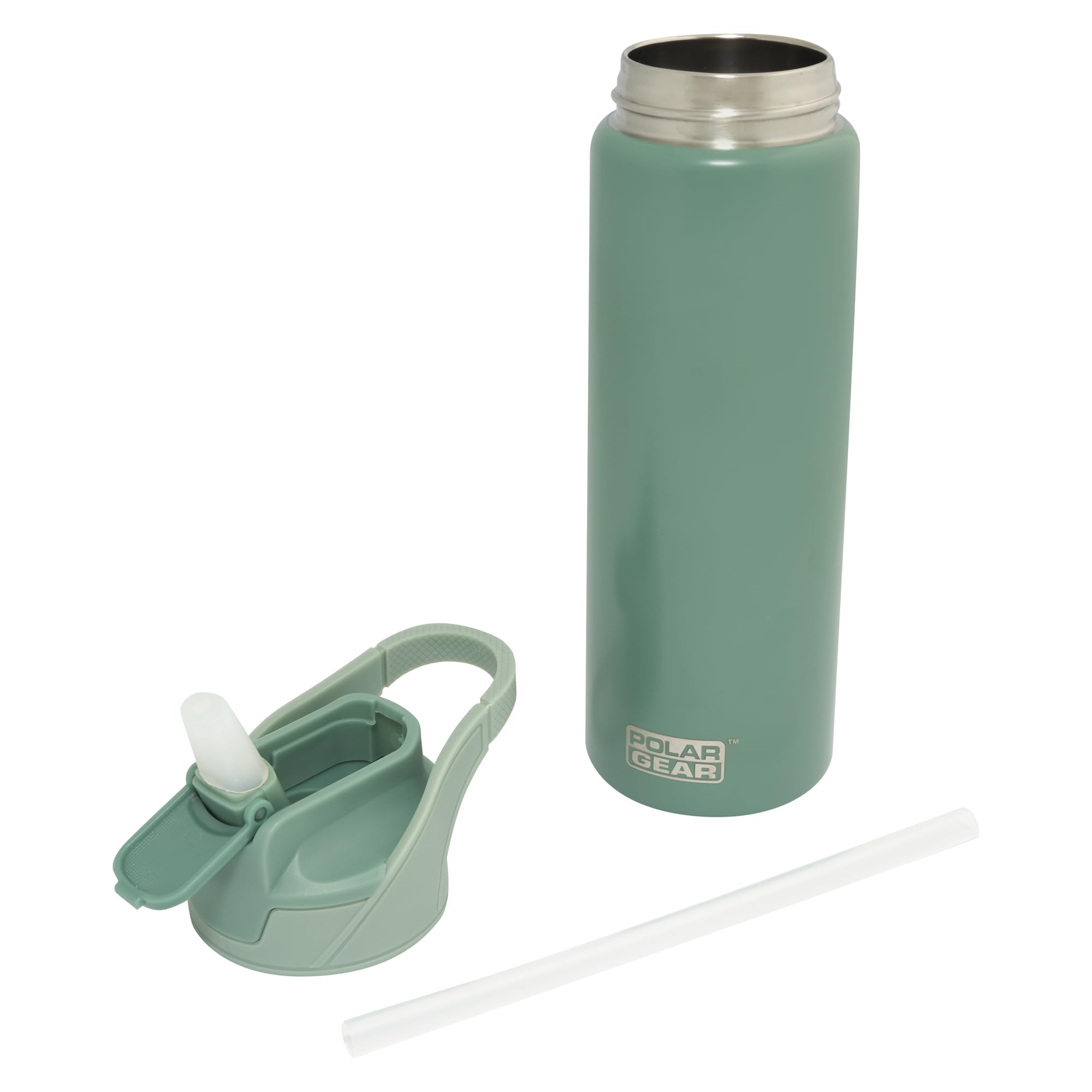 Polar Gear 575ml Stainless Steel Water Bottle with Straw, Double Wall Insulated Water Bottle With Straw - Image 2