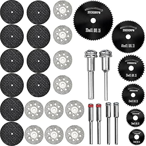 32pcs Dremel Rotary Tool Cutting Discs Cover