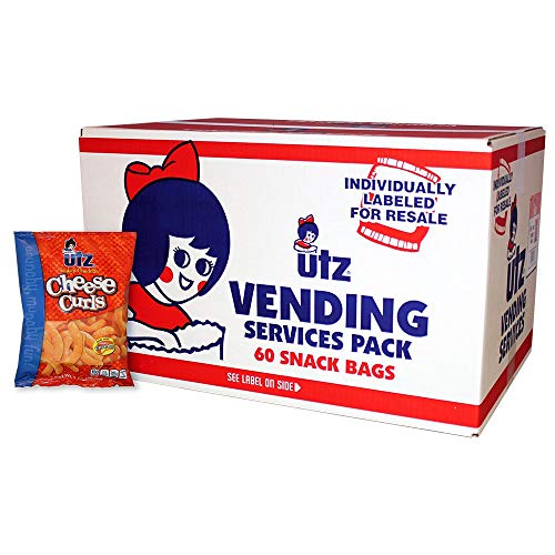 Utz Cheese Curls, Baked Cheddar – 1 oz. Bags (60 Count) – Made