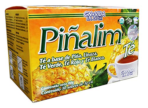 GN+Vida Té Piñalim, 1 unidad, 240 ml, Hojas sueltas, 0 mg de cafeína ...