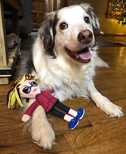 Juguete mordible y sonoro para perros Taylor Toy Karen miniatura 5