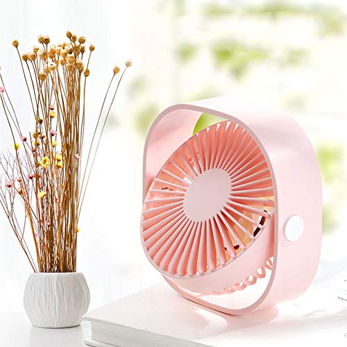 Small USB Quiet Desk Fan-Mini Personal Fan with 3 Speed,Ultra-Quiet Cooling Portable Fan