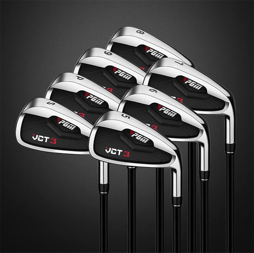#5/#6/#7/#8/#9/#PW/#SW Golfschlägereisen mit Karbon-/Stahlstab – Professionelle Pole-Golfeisen für Männer und Frauen – Rechtshänder,#7