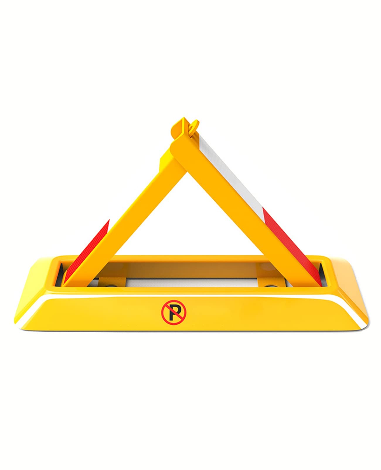 HCZKIUJY Parking Lock,Parking Space Lock Fold Down Parking Barrier for Security Driveway Parking Ground Lock (A)
