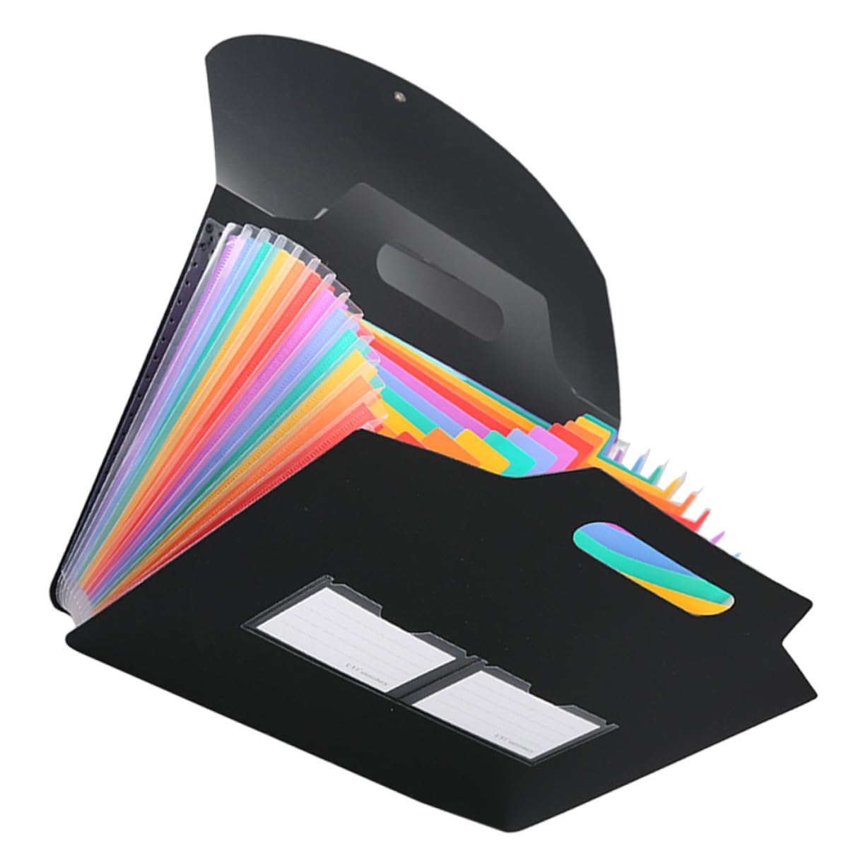 jojofuny 2 Pezzi Organizer Documenti con Scomparti Portadocumenti Portatile e Leggero con in Custodia Pratica per Ufficio e Casa per Ricevute Fatture e Contratti Design