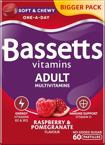 Image of Bassetts Vitamins Adult Raspberry & Pomegranate Multivitamins 60 Gummies