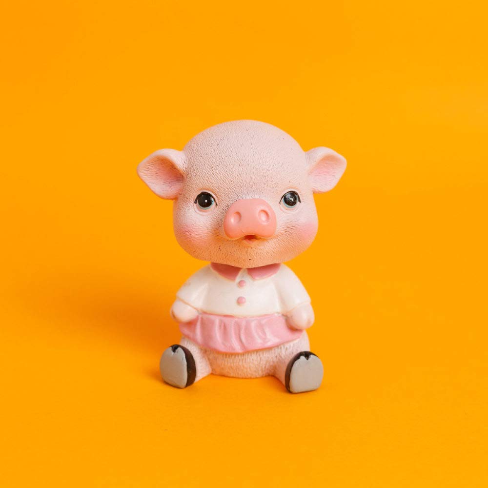 Figurine cochon pour voiture et bureau décor de maison
