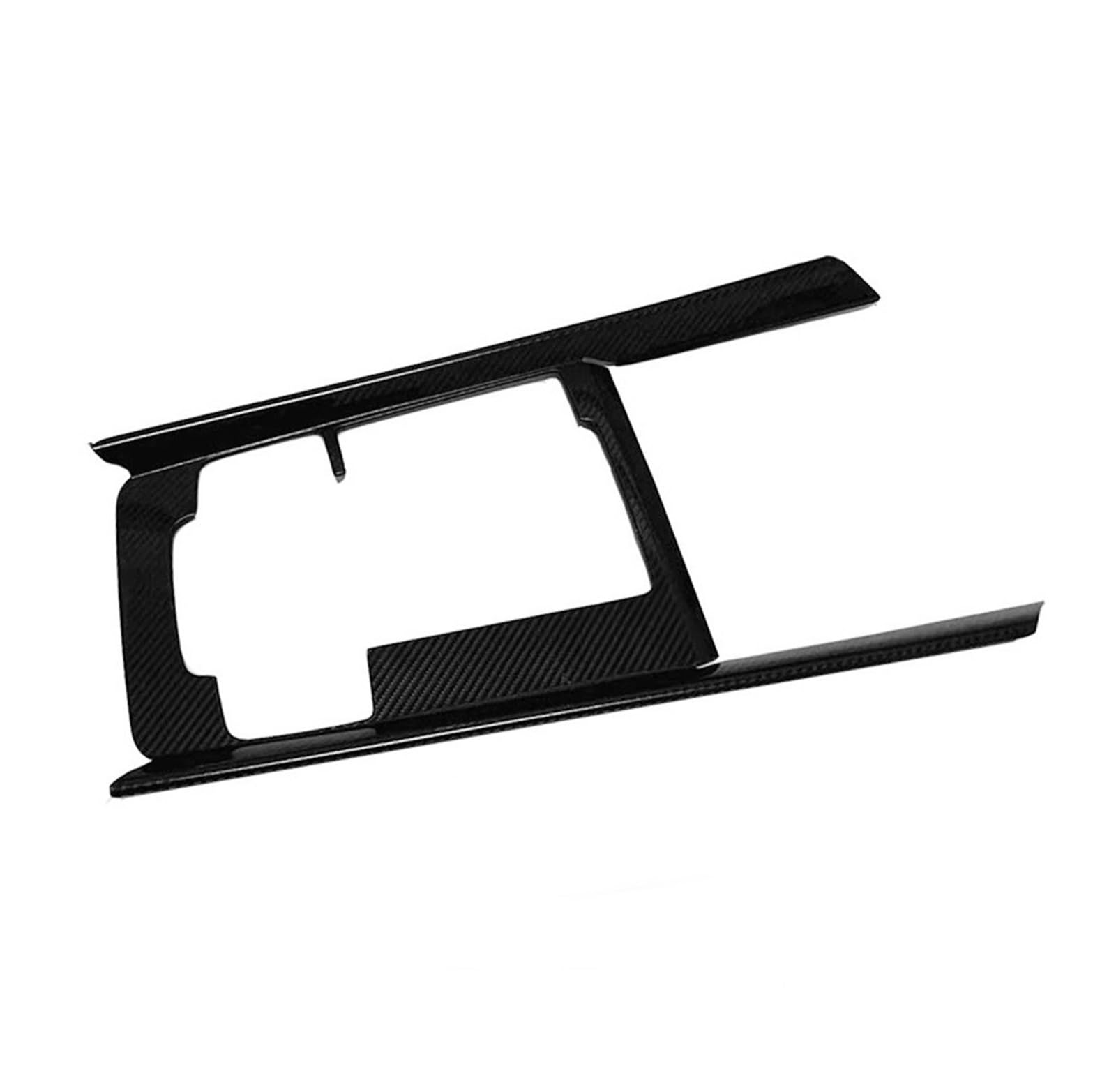 HIKNNE Qizm Car Console Gear Shift Panel Trim Cover Fit for Mazda CX-50 CX50 2023 2024 LHD Carbon Fiber Grain Stainless Steel