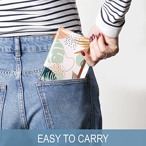 Hsxnam Passport And Vaccine Card Holder Combo, Passport Holder With Vaccine Card Slot, Passport Cover Case With Rfid Blocking, Leather Travel Documents Organizer Protector For Women, Boho Plants #TOP5