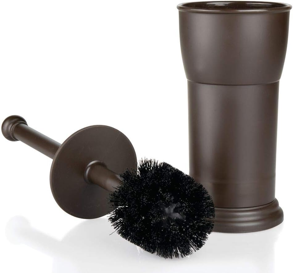 40% оƒƒ Dіѕсоunt mDesign Compact Freestanding Plastic Toilet Bowl Brush and Holder for Bathroom Storage and Organization - Space Saving, Sturdy, Deep Cleaning, Covered Brush - Espresso Brown Bеѕt Dеаl mDesign Compact Freestanding Plastic Toilet Bowl Brush and Holder for Bathroom Storage and Organization - Space Saving, Sturdy, Deep Cleaning, Covered Brush - Espresso Brown