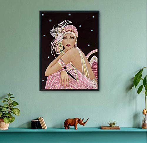 Nuguri Broderie Diamant,5D DIY Peinture Diamant De Forme Spéciale