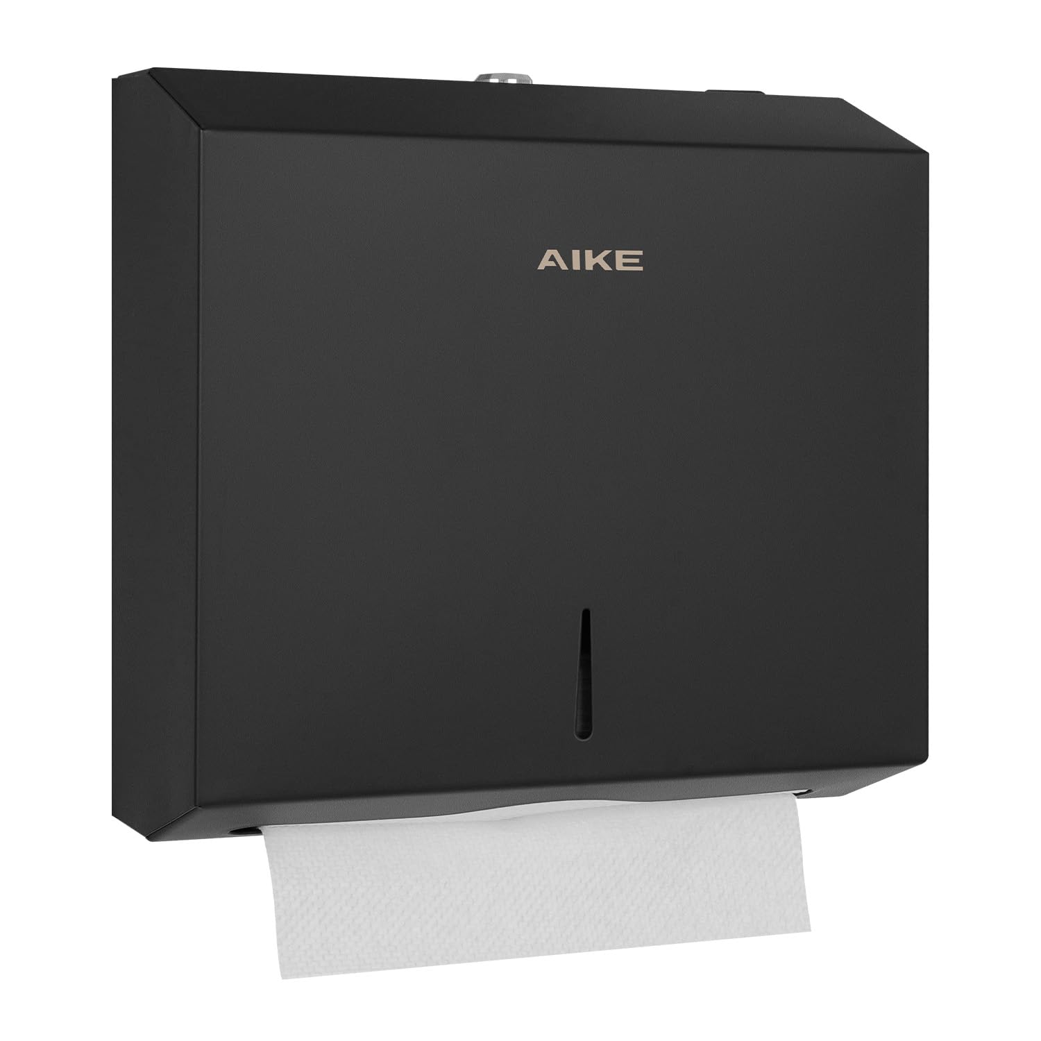 AIKE Acier Inoxydable Distributeur Essuie Main 250 Feuilles Murale, pour H2 & Z-Fold Les Plis de Papier de 27 X 10 cm ou Plus Petits Distributeur Papier Essuie Main