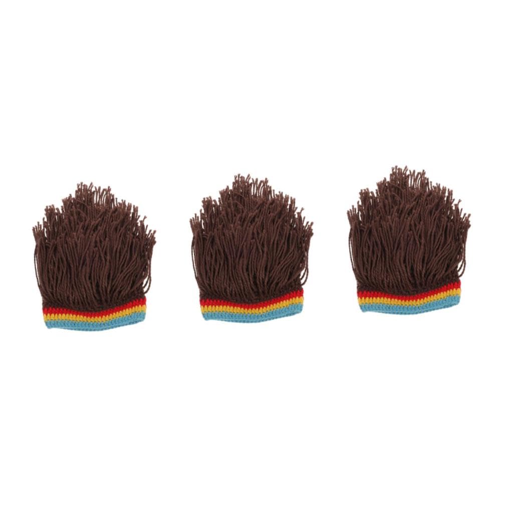 CALLARON Witzige Perückenkappe Beanie-Mütze Männer Bucket Hats Damen Hüte für Frauen warme Mütze Wollmütze weihnachtspräsente bescherung weihnachten Frauen Hut Damen Strickmütze Acryl