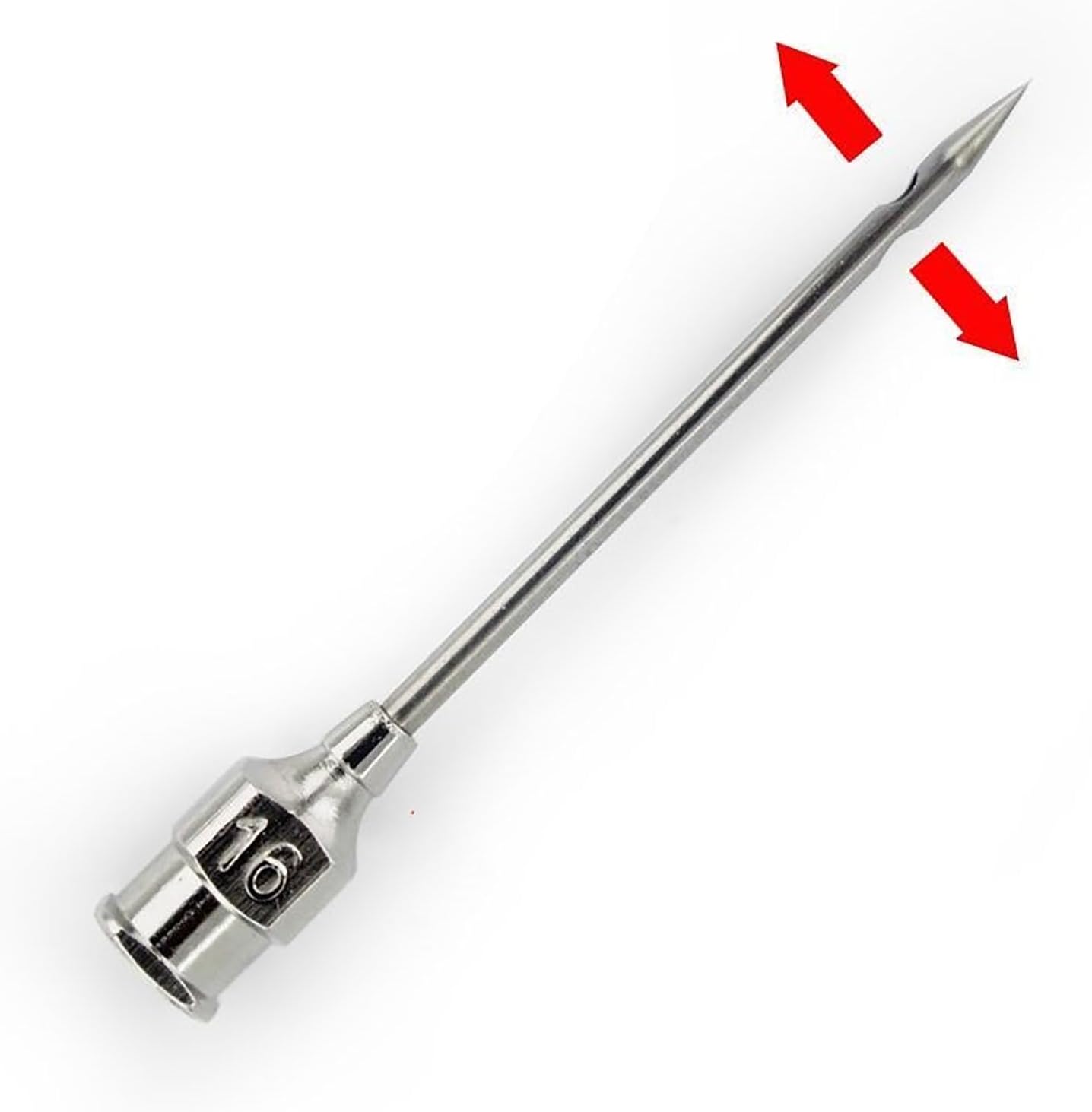 High Pressure Bacon Pump Gun, 60W Meat Saline Syringe Pump Electric Meat Injector Processor AC100-240V, 4-Hole Needle and 4-6KG Pressure for Holidays, Family Party, Bonfire Party.(Double Gun)