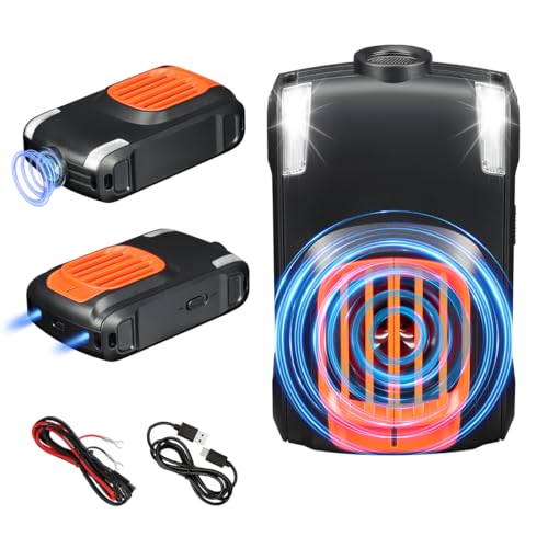 KENNEAS Ultraschall Marderschreck Auto & Haus, 12v Auto & USB Batteriebetrieben, Tiervertreiber & Marderabwehr mit LED-Blink Warnleuchten, Fest & Wechselnde Frequenz im Zyklus, Auto an/aus - 1 Stück