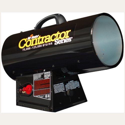 Amazon.com: Mr. Heater MH125FAV 125,000-BTU Forced-Air Propane Heater,  Black : Tools u0026 Home Improvement
