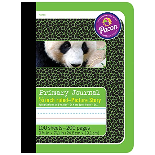 Livre de composition primaire Pacon pour corriger l'écriture cursive lot de 6