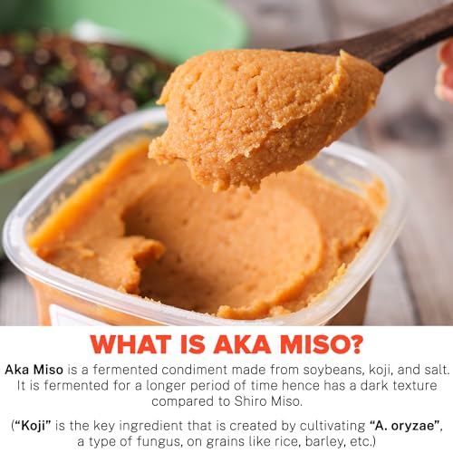 Image of Urban Platter Aka Miso Paste, 1kg (Dark Miso | Fermented Soybean Paste | Preservative-Free | Deep Umami Flavor)