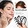 4 Stück Haifischzahn Haarband, Kunststoff Stirnband, Haifischzahn Haarkamm Haarband, Rutschfestes Stirnband für Sport Fitness Tägliches für Damen Und Mädchen(Schwarz) - 5