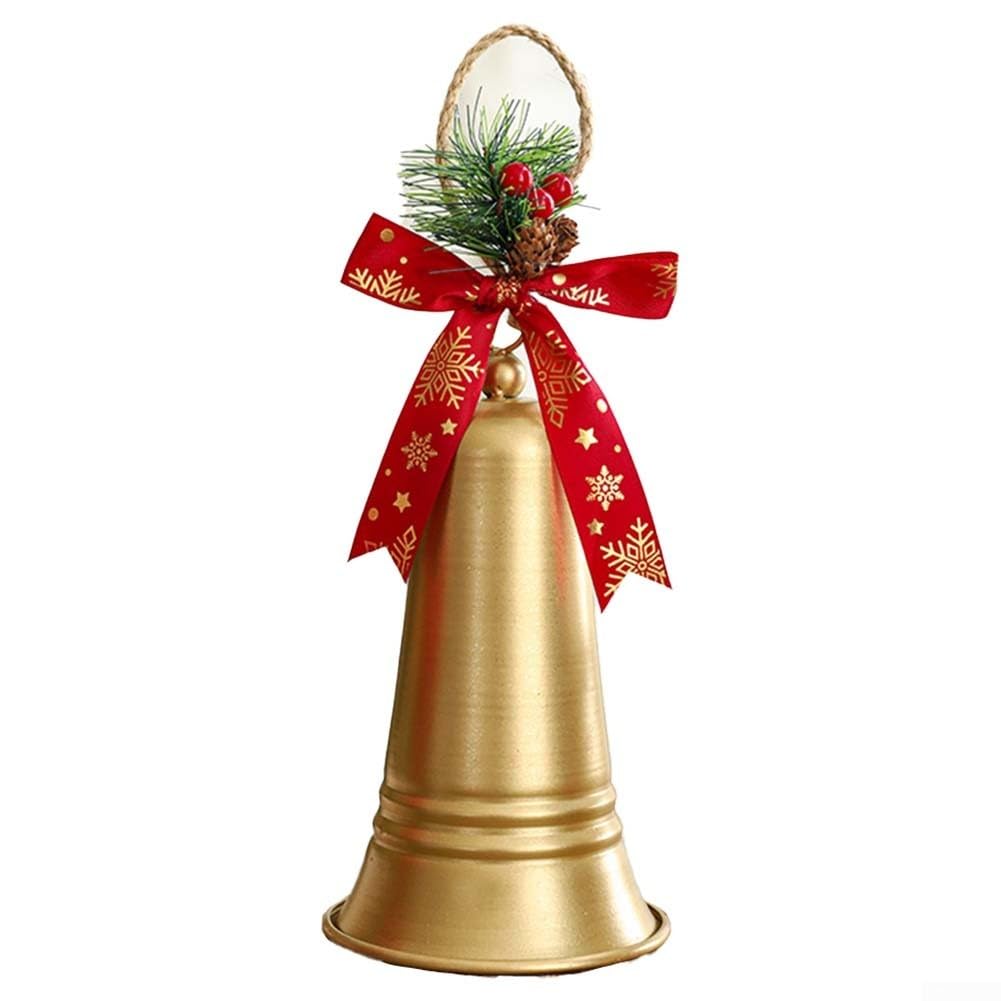 Campane di Natale Decorazioni artigianali con campanelle con spago Jingle Bells Decorazione for albero di Natale ，Campane(E)