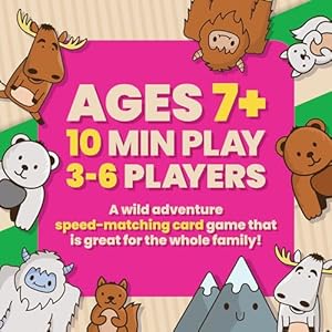 Moose Match Mayhem - by Taco Cat Goat Cheese Pizza – A Wild Adventure, Speed-Matching Card Game! Easy, Fast and Fun for Family Game Night for Kids Ages 7+, Teens, Adults Moose Match Mayhem by Taco Cat Goat Cheese Pizza–A Wild Adventure Speed Matching Card Game Easy Fast and Fun for Family Game Night for Kids Ages 7 Teens Adults