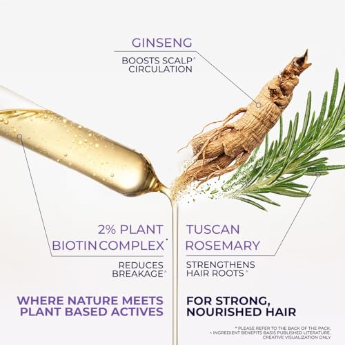 Image of Vatika Bio-Infusions Anti Hairfall Shampoo | Tuscan Rosemary & Ginseng | 2% Plant Biotin + Vitamin B7 | 98% Reduction in Hairfall | Boost Hair Growth | No Added Salt | For Weak & Breakage-Prone Hair