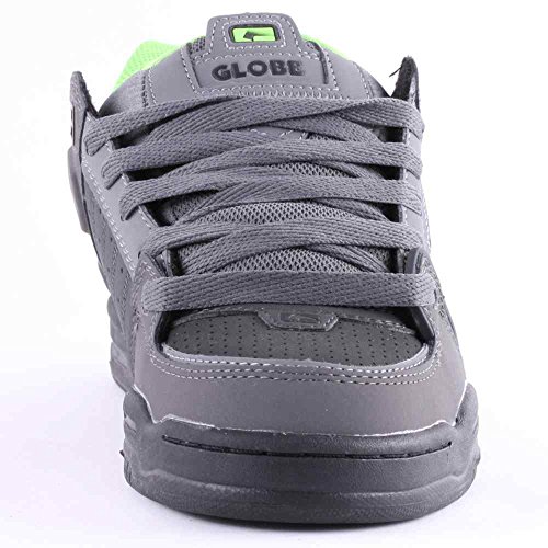 Image of Globe Men's Skateboarding Shoes, Grey Charcoal Night Green, 46