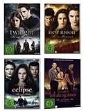  Twilight 1-4 Teile 1+2+3+4.1 - 4DVDs Kristen Stewart, Robert Pattinson, Box, 1,2,3,4, Biss zum Morgengrauen, Abendrot, Mittagsstunde, ende der Nacht Eclipse, Collection