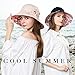 Bucket Boonie Cord Fishing Beach Cap Summer Sun Hat Bowknot Wide Brim for Women Beige