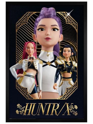 Poster Huntrix Golden K-Pop Demon Hunters, le cadeau déco idéal pour habiller un bureau