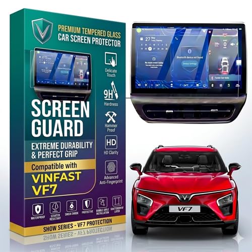 Image of Premium Ultra-HD clear Screen Protector For VINFAST VF7 Electric Car Digital Display Screen Guard(HD clear,Anti-Scratch) (Not A Tempered Glass) pack-7