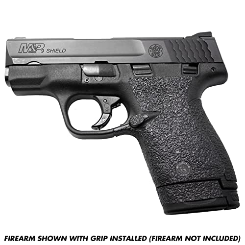 Gripon Textured Rubber Grip Wrap For Smith & Wesson M&P Shield 9/40 (Black) #TOP2