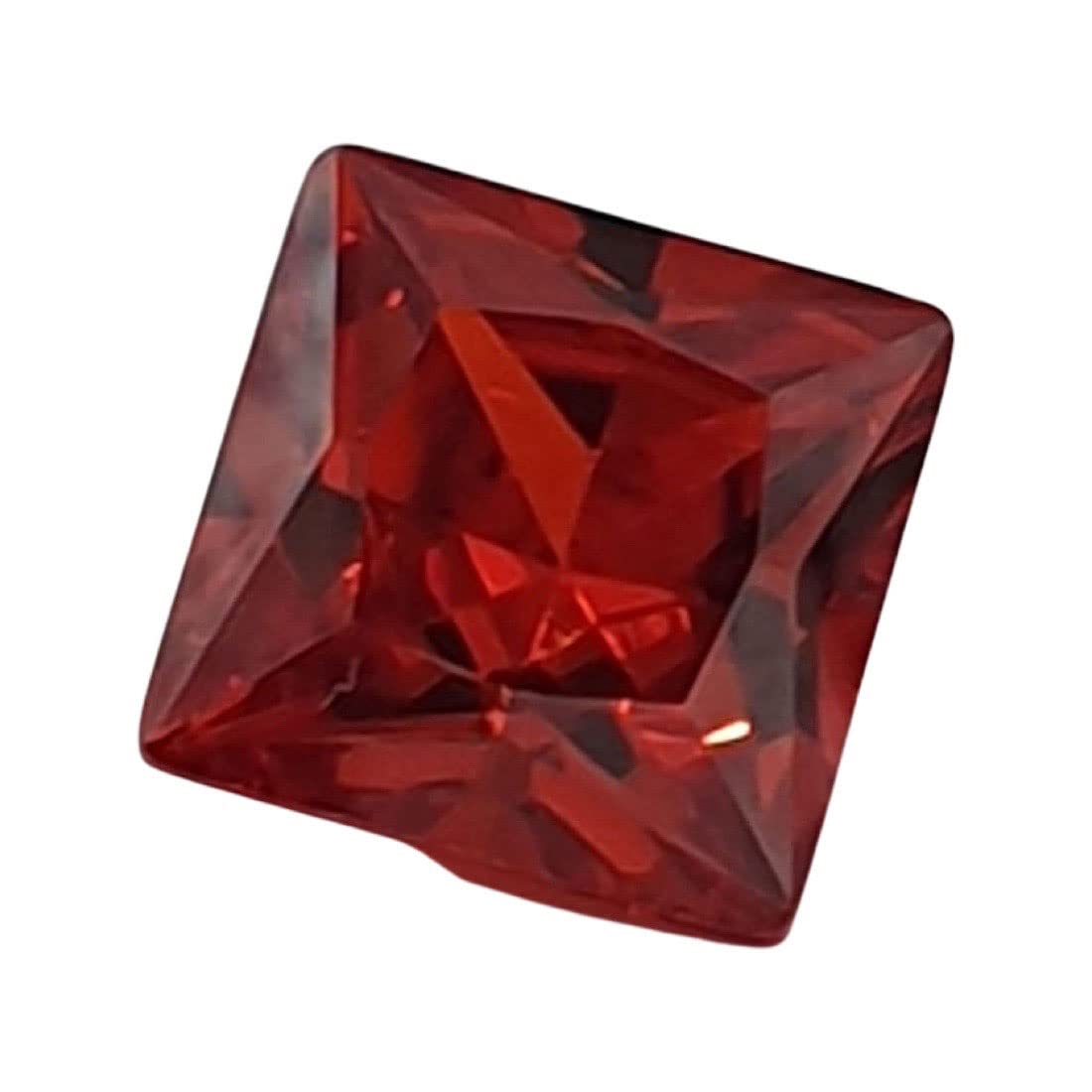 sahiba gems 8.25 Carat Rectangular Zircon Cubic Zirconia (Zircon) Pure Brilliance | Red Zircon-picture-41