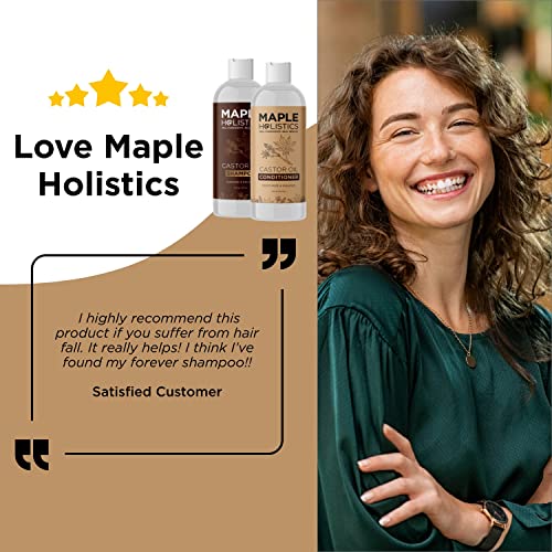 Castor Oil Shampoo And Conditioner Set - Jamaican Black Castor Oil Shampoo And Biotin Collagen Keratin Conditioner - Sulfate Free Shampoo And Conditioner For Fine Hair And Dry Scalp Care 16Oz #TOP4