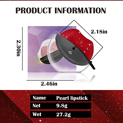Dageda 3 Colors Lazy Lipstick, Pearl Lipstick Magic Color Changing Lipstick, Labiales Magicos Long Lasting Waterproof Moisturizing Lipstick, Non-Stick Cup Not Fade Lip Shape Lipstick For Lazy People（Color C) #TOP6