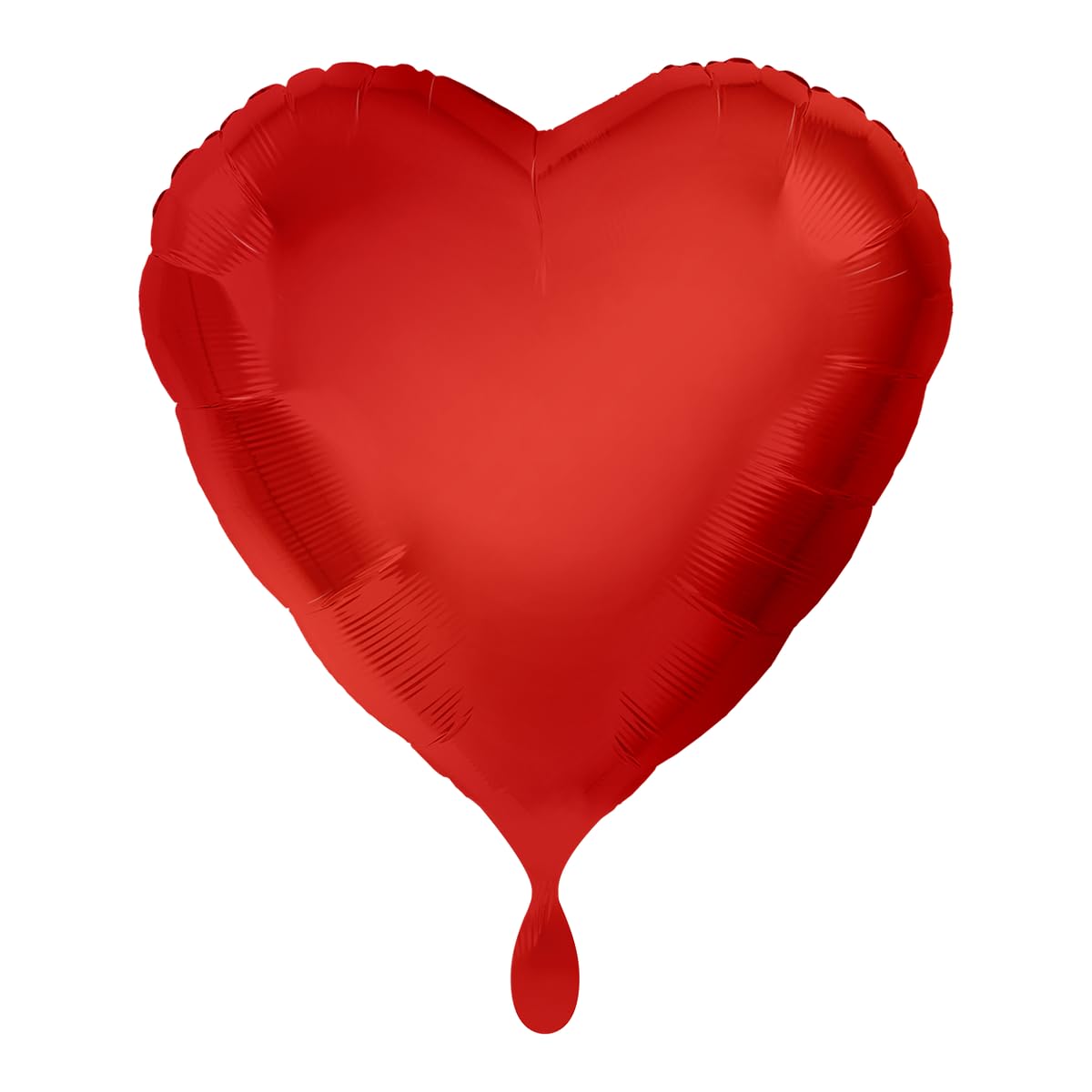 amscan 9914084 Metallic Red Heart PKG