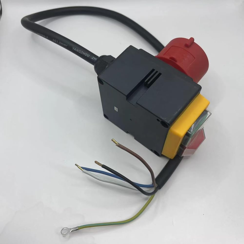 KOA7 Interruptor de dispositivo Interruptor de máquina 380/400 V 3 fases con cable e inversor de fase compatible con divisor de madera